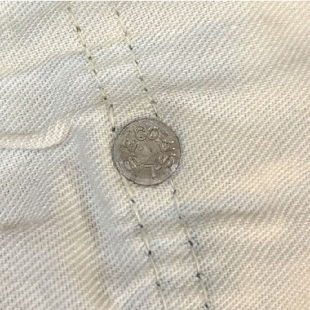Vintage Levis 501 Button Fly Jeans 70s Made In USA SF207 Light Wash 34X30 - Picture 14 of 16